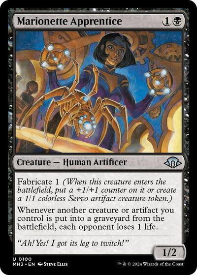 Marionette Apprentice (Modern Horizons 3) Near Mint Foil