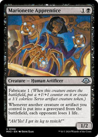 Marionette Apprentice (Modern Horizons 3) Near Mint