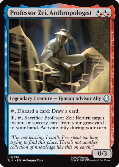 Professor Zei, Anthropologist (Avatar: The Last Airbender) Near Mint