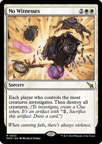 No Witnesses (Murders at Karlov Manor) Near Mint Foil