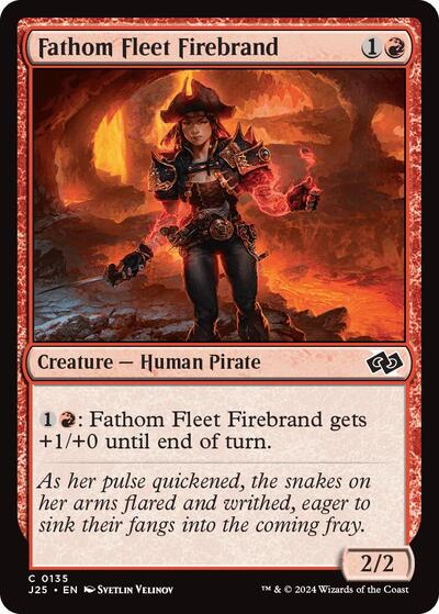 Fathom Fleet Firebrand (Foundations Jumpstart) Near Mint