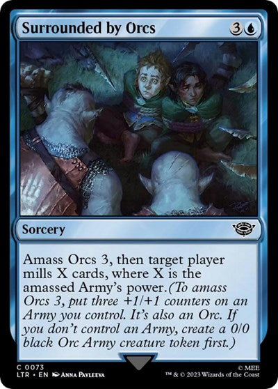 Surrounded by Orcs (Universes Beyond: The Lord of the Rings: Tales of Middle-earth) Near Mint Foil