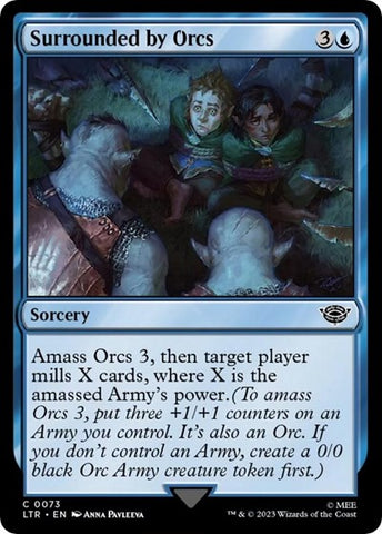 Surrounded by Orcs (Universes Beyond: The Lord of the Rings: Tales of Middle-earth) Near Mint Foil