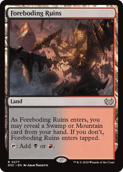 Foreboding Ruins (Commander: Duskmourn: House of Horror) Near Mint