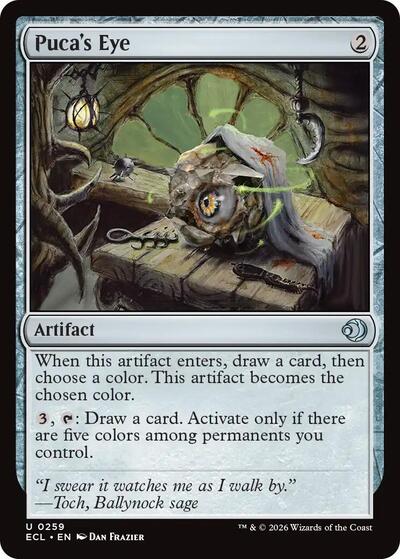 Puca's Eye (Lorwyn Eclipsed) Near Mint Foil