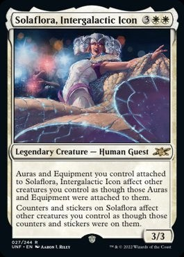 Solaflora, Intergalactic Icon (Unfinity) Near Mint