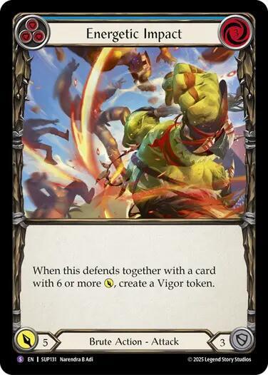 Energetic Impact (Super Slam) Near Mint