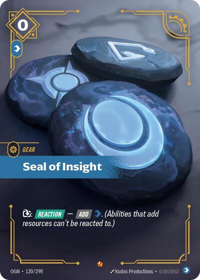 Seal of Insight (Origins) Near Mint Foil