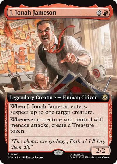 J. Jonah Jameson (Extended Art) (Marvel's Spider-Man) Near Mint Foil