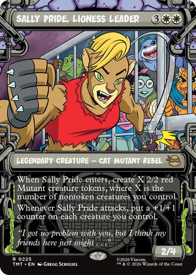 Sally Pride, Lioness Leader (Showcase) (Teenage Mutant Ninja Turtles) Near Mint