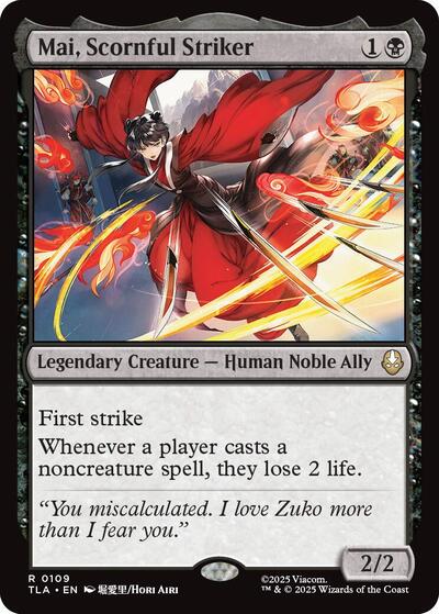 Mai, Scornful Striker (Avatar: The Last Airbender) Near Mint
