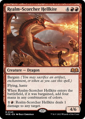 Realm-Scorcher Hellkite (Wilds of Eldraine) Near Mint