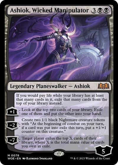 Ashiok, Wicked Manipulator (Wilds of Eldraine) Near Mint