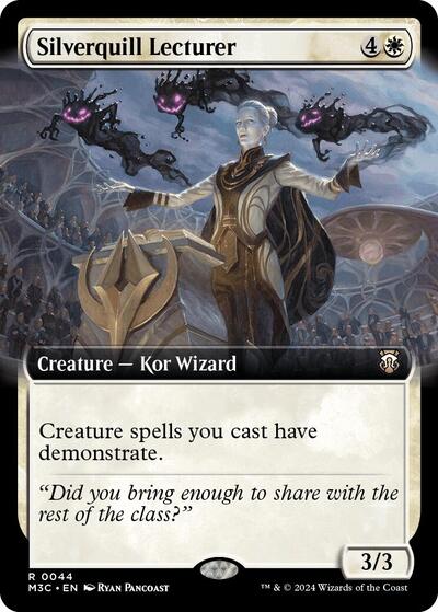 Silverquill Lecturer (Extended Art) (Commander: Modern Horizons 3) Near Mint