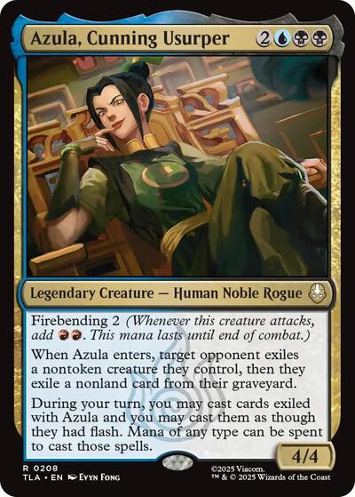 Azula, Cunning Usurper (Avatar: The Last Airbender) Light Play Foil