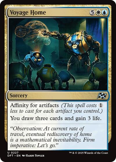 Voyage Home (Aetherdrift) Near Mint Foil