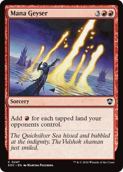 Mana Geyser (Commander: Secrets of Strixhaven) Near Mint