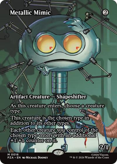 Metallic Mimic (Borderless) (Teenage Mutant Ninja Turtles Eternal-Legal) Near Mint