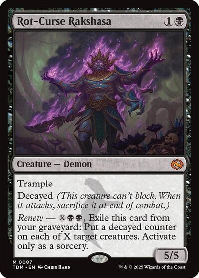 Rot-Curse Rakshasa (Tarkir: Dragonstorm) Near Mint