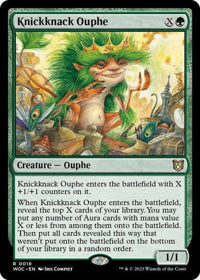 Knickknack Ouphe (Commander: Wilds of Eldraine) Near Mint