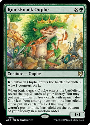 Knickknack Ouphe (Commander: Wilds of Eldraine) Near Mint