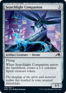 Searchlight Companion (Kamigawa: Neon Dynasty) Near Mint Foil