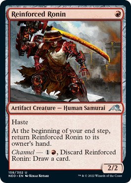 Reinforced Ronin (Kamigawa: Neon Dynasty) Near Mint Foil