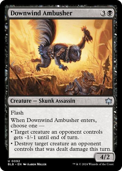 Downwind Ambusher (Bloomburrow) Near Mint Foil