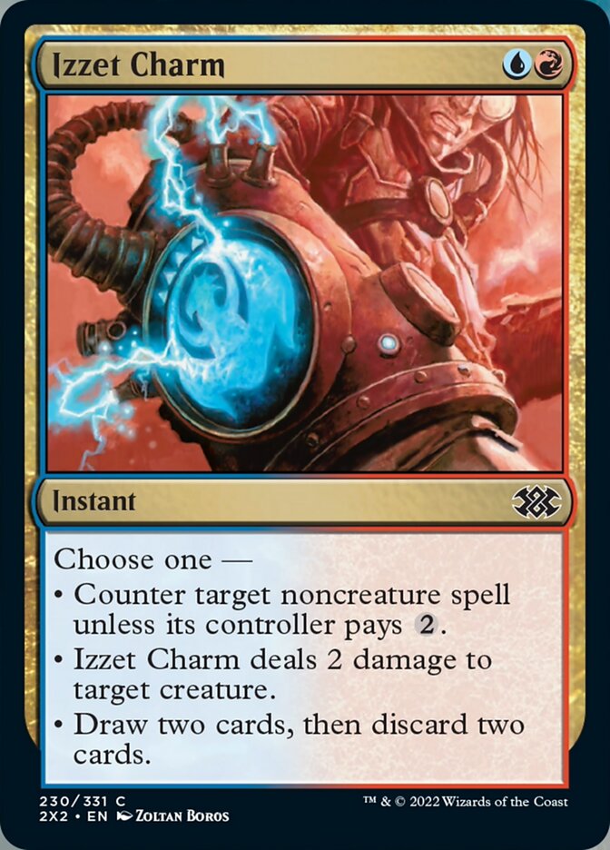Izzet Charm (Double Masters 2022) Near Mint Foil