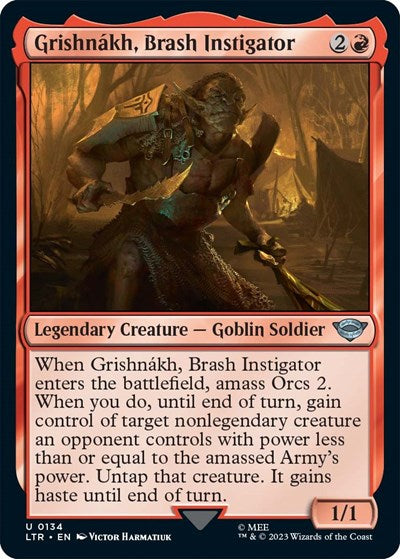 Grishnakh, Brash Instigator (Universes Beyond: The Lord of the Rings: Tales of Middle-earth) Near Mint