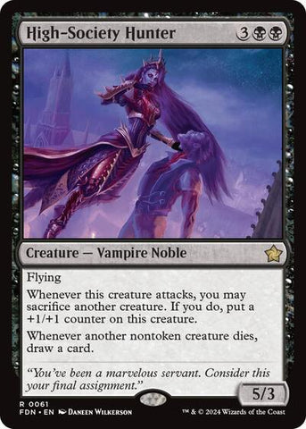 High-Society Hunter (Foundations) Near Mint