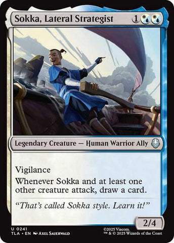 Sokka, Lateral Strategist (Avatar: The Last Airbender) Near Mint Foil