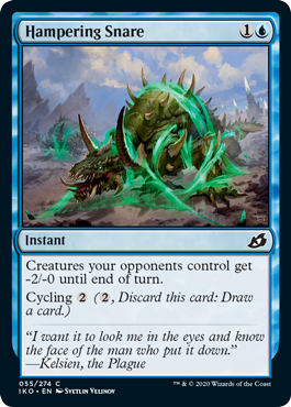 Hampering Snare (Ikoria: Lair of Behemoths) Near Mint Foil