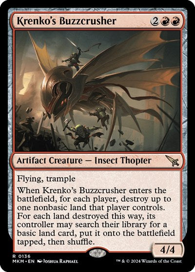 Krenko's Buzzcrusher (Murders at Karlov Manor) Near Mint Foil