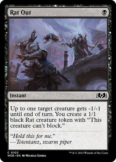 Rat Out (Wilds of Eldraine) Near Mint