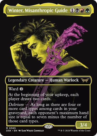 Winter, Misanthropic Guide (Showcase) (Duskmourn: House of Horror) Near Mint