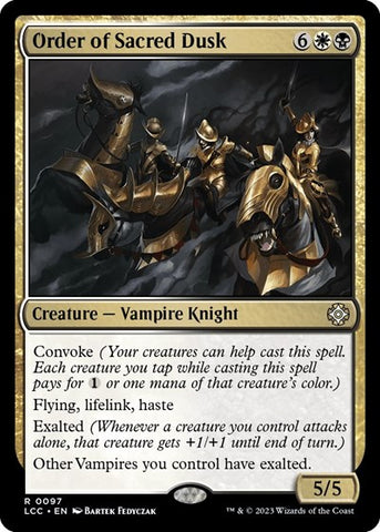 Order of Sacred Dusk (Commander: The Lost Caverns of Ixalan) Near Mint