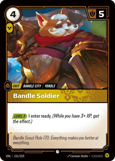 Bandle Soldier (Unleashed) Near Mint Foil