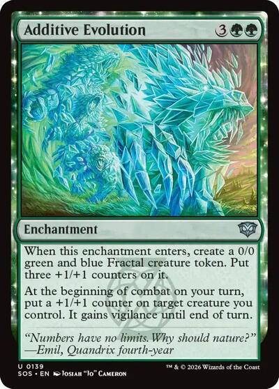Additive Evolution (Secrets of Strixhaven) Near Mint Foil