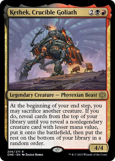 Kethek, Crucible Goliath (Phyrexia: All Will Be One) Near Mint Foil