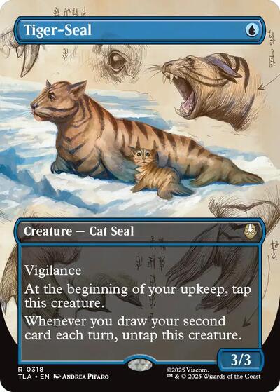 Tiger-Seal (Borderless) (Avatar: The Last Airbender) Near Mint Foil