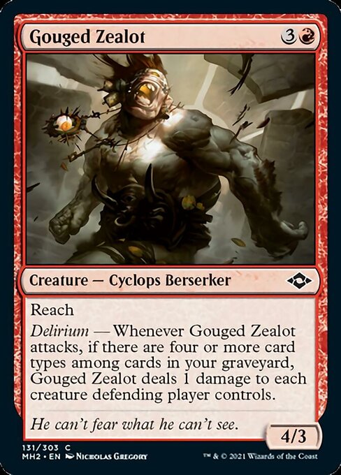 Gouged Zealot (Modern Horizons 2) Near Mint Foil