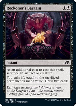 Reckoner's Bargain (Kamigawa: Neon Dynasty) Near Mint