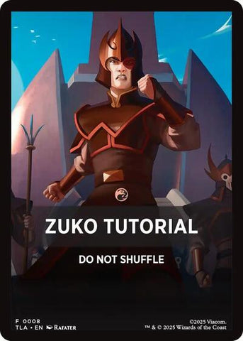 Zuko Tutorial Theme Card (Avatar: The Last Airbender) Near Mint