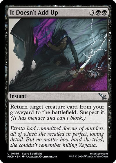 It Doesn't Add Up (Murders at Karlov Manor) Near Mint Foil