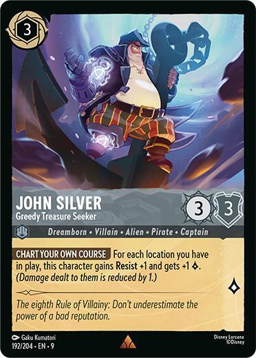 John Silver - Greedy Treasure Seeker (Fabled) Near Mint