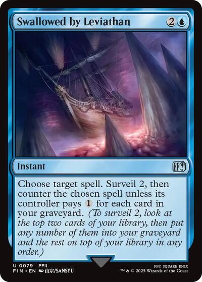 Swallowed by Leviathan (Universes Beyond: FINAL FANTASY) Light Play Foil