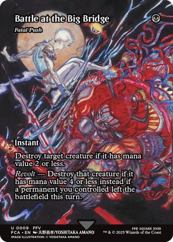 Battle at the Big Bridge - Fatal Push (Showcase) (Universes Beyond: FINAL FANTASY: Through the Ages) Near Mint Foil