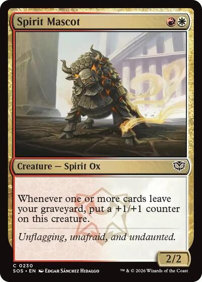 Spirit Mascot (Secrets of Strixhaven) Near Mint Foil