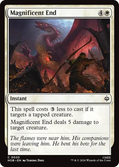 Magnificent End (The Hobbit) Near Mint Foil